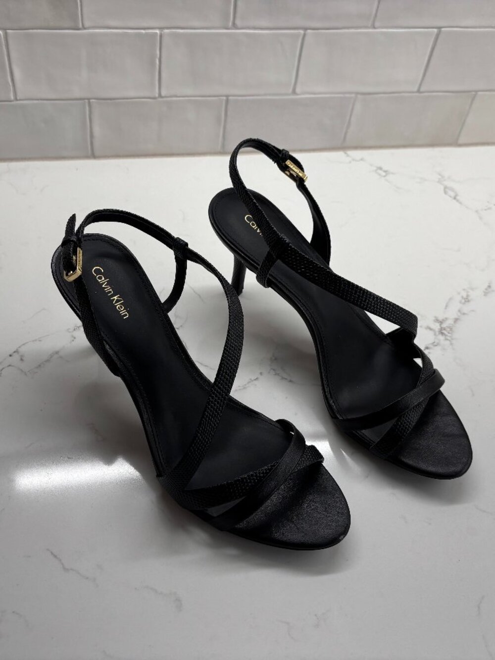 Calvin Klein Strap Heels - Womens Size 10